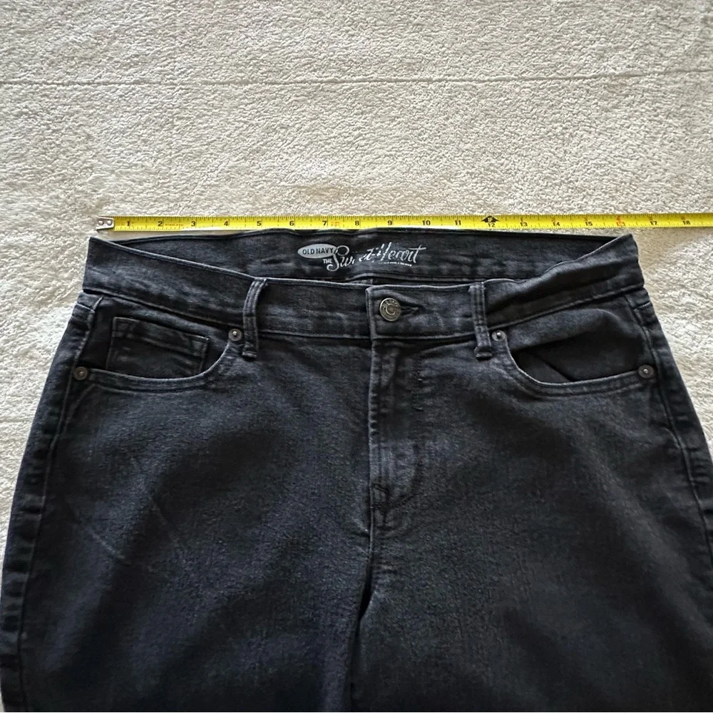 Old Navy The Sweetheart Black Denim Jeans 10